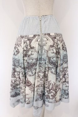 画像3: Rozen Kavalier / ボタニカルオーナメント柄スカート  サックス O-26-04-07-054-OO-SK-OW-OS