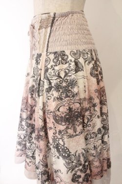 画像2: Rozen Kavalier / ボタニカルオーナメント柄スカート  ピンク O-26-04-07-055-OO-SK-OW-OS