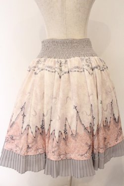 画像3: OZZ ANGELO / チェーン＆ダマスクptリバーシブルスカート  ピンク×グレー O-26-04-07-056-OO-SK-OW-OS