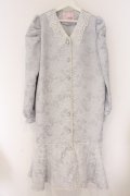 Swankiss / ジャガードワンピースコート  ブルーグレー O-26-04-07-059-CA-OP-OW-OS