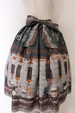 画像3: ALICE and the PIRATES / Fleeting moments〜月下の不思議な珈琲店〜柄スカート  グリーン O-26-04-07-063-PA-SK-OW-OS