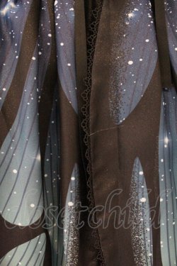 画像2: STAR FANTASY（海外ロリータブランド） / Butterfly Effectスカート  ブルー×クロ O-26-04-07-066-EL-SK-OW-OS