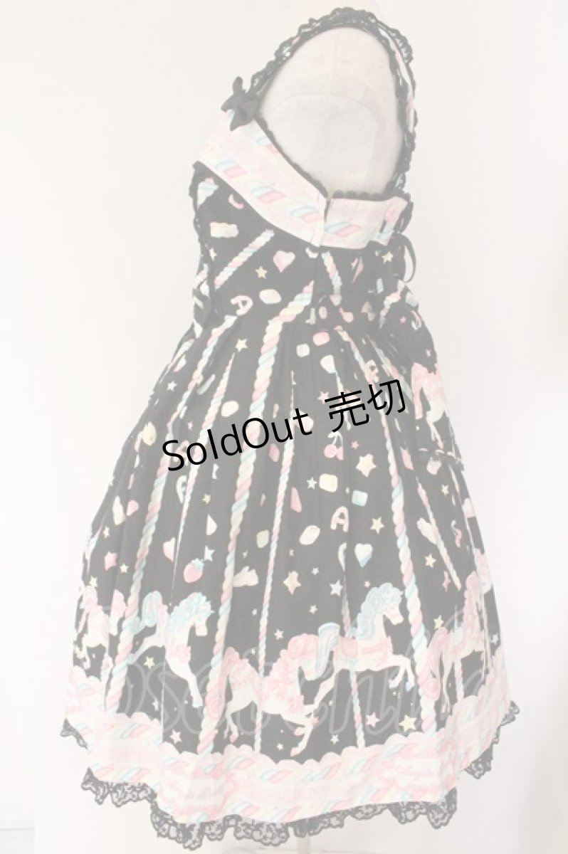 画像3: Angelic Pretty / Sugary Carnivalジャンパースカート  クロ O-26-04-07-068-AP-OP-OW-OS (3)