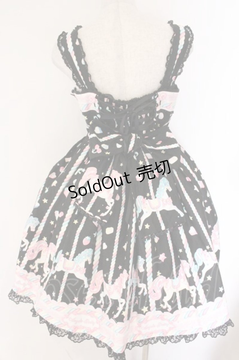 画像6: Angelic Pretty / Sugary Carnivalジャンパースカート  クロ O-26-04-07-068-AP-OP-OW-OS (6)