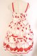 画像4: Angelic Pretty / Charming Cherryジャンパースカート  シロ O-26-04-07-069-AP-OP-OW-OS (4)