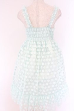 画像3: Shirley Temple / 水玉サンドレス M ミント O-26-04-07-071-ET-OP-OW-OS