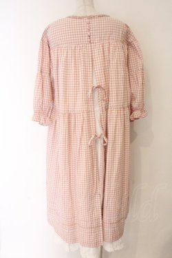 画像4: PINK HOUSE / ギンガムチェックレイヤードワンピース  ピンク O-26-04-07-016-LO-OP-IG-OS