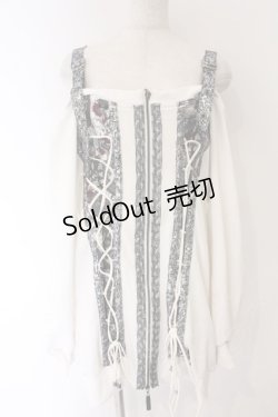 画像1: Qutie Frash / 2店舗限定オフショルパーカー  ホワイト O-26-04-07-022-QU-TO-OW-OS