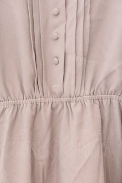 画像2: Fi.n.t / レース使い丸衿ワンピース  ピンクベージュ O-26-04-07-003-CA-OP-IG-OS