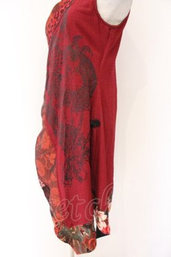 画像2: Qutie Frash / 着物インナーチュニック  レッド O-26-04-07-024-QU-TO-OW-OS