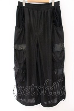 画像1: Qutie Frash / カーゴパンツ  ブラックラメ O-26-04-07-028-QU-PA-OW-OS