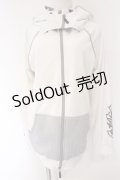Qutie Frash / サイバーZIPパーカー  ホワイト O-26-04-07-031-QU-TO-OW-OS