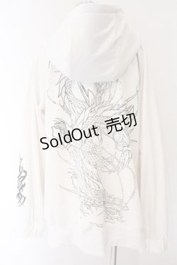 画像3: Qutie Frash / サイバーZIPパーカー  ホワイト O-26-04-07-031-QU-TO-OW-OS