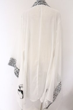 画像3: Qutie Frash / 着物ロングカーデ  ホワイト O-26-04-07-032-QU-TO-OW-OS