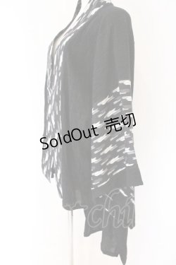 画像2: Qutie Frash / 法被カーディガン  ブラック O-26-04-07-033-QU-TO-OW-OS