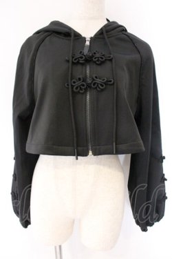 画像1: Qutie Frash / 2025プレミアムセット【黒豹】ショートパーカー  ブラック O-26-04-07-035-QU-TO-OW-OS