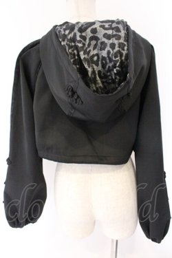 画像3: Qutie Frash / 2025プレミアムセット【黒豹】ショートパーカー  ブラック O-26-04-07-035-QU-TO-OW-OS