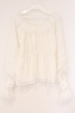 画像4: LOLITA他 / ラメ楊柳ブラウス  シロ O-26-04-09-032-LO-BL-IG-OS (4)