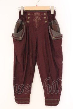 画像1: Ozz oneste / Phantom Thief パンツ  ワインレッド O-26-04-09-033-OO-PA-IG-OS