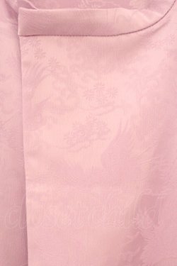 画像2: rezen / 鶴ジャガード狩衣風和袖シャツ M 藤色 O-26-04-09-034-LO-BL-IG-OS