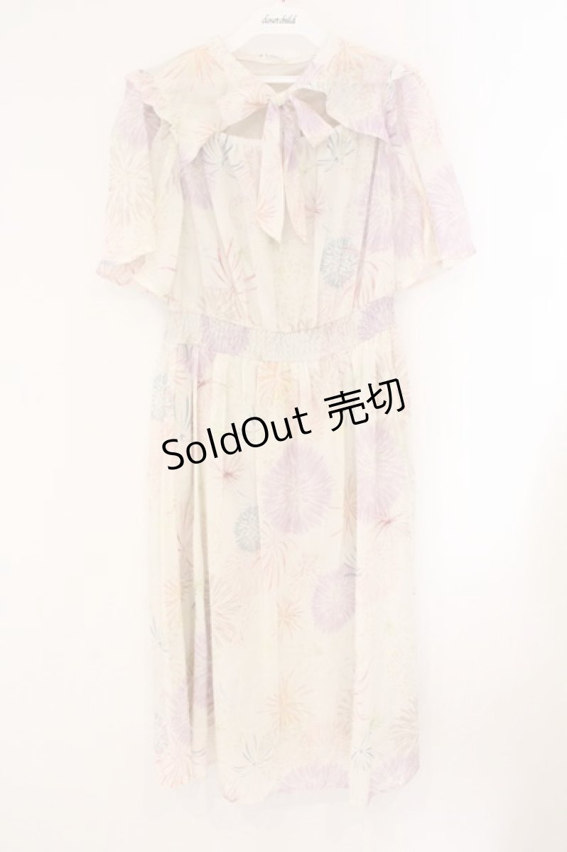 画像1: axes femme / 花火柄ワンピース F オフシロ O-26-04-09-044-AX-OP-IG-OS (1)