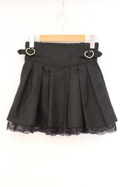 画像1: Lily Merry / ハートバックルスカパン M クロ O-26-04-09-046-LO-SK-OW-OS