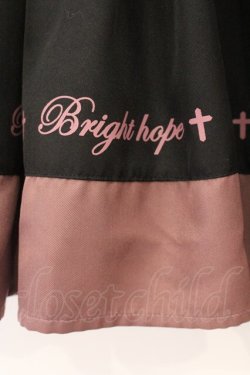 画像2: majoretty / 英字ptスカート M クロ×ピンク O-26-04-09-047-GO-SK-OW-OS