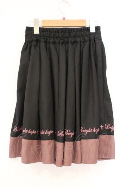 画像3: majoretty / 英字ptスカート M クロ×ピンク O-26-04-09-047-GO-SK-OW-OS