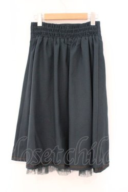 画像3: axes femme POETIQUE / レースアッププリーツ切替スカート M グリーン O-26-04-09-048-AX-SK-OW-OS