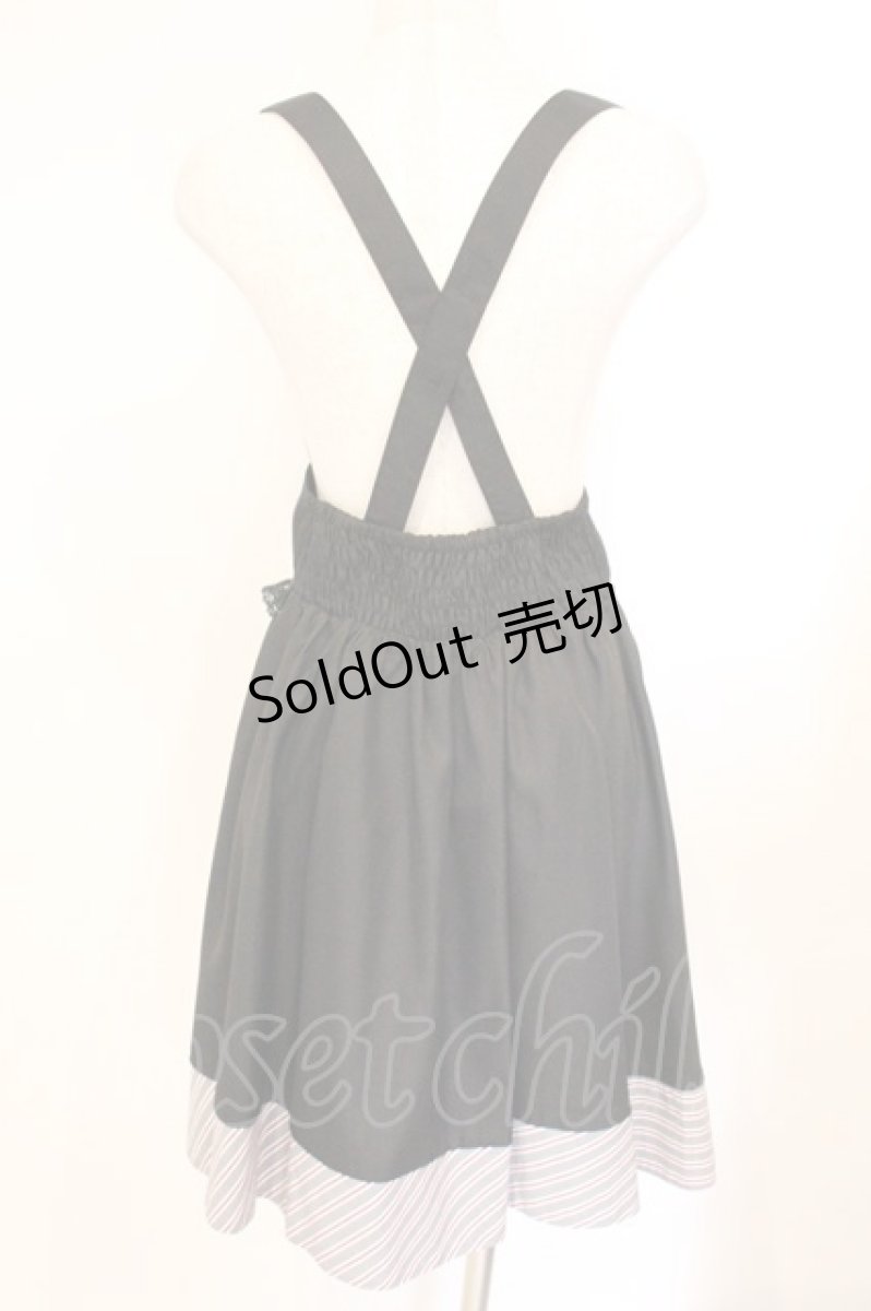 画像3: axes femme POETIQUE / トランプ刺繍サス付スカート M クロ O-26-04-09-049-AX-SK-OW-ZT320 (3)