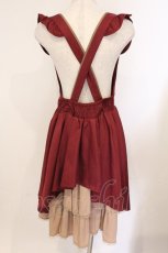 画像3: axes femme POETIQUE / バックデザインサス付きスカート M ワイン O-26-04-09-050-AX-OP-OW-ZT280 (3)