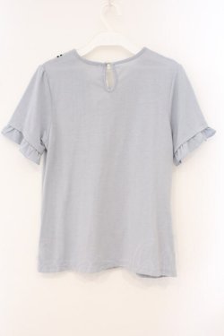 画像3: axes femme / セーラーブロッキングプルオーバー M サックス O-26-04-09-051-AX-TO-OW-OS