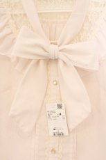 画像2: axes femme / ボータイブラウス M キナリ O-26-04-09-053-AX-BL-OW-OS (2)