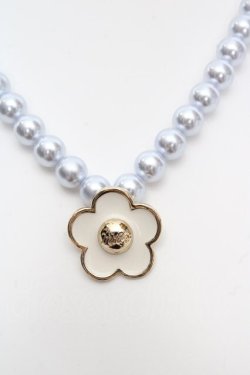 画像1: MILK / フラワーパールネックレス   O-26-04-09-1036-ML-AC-IG-OS
