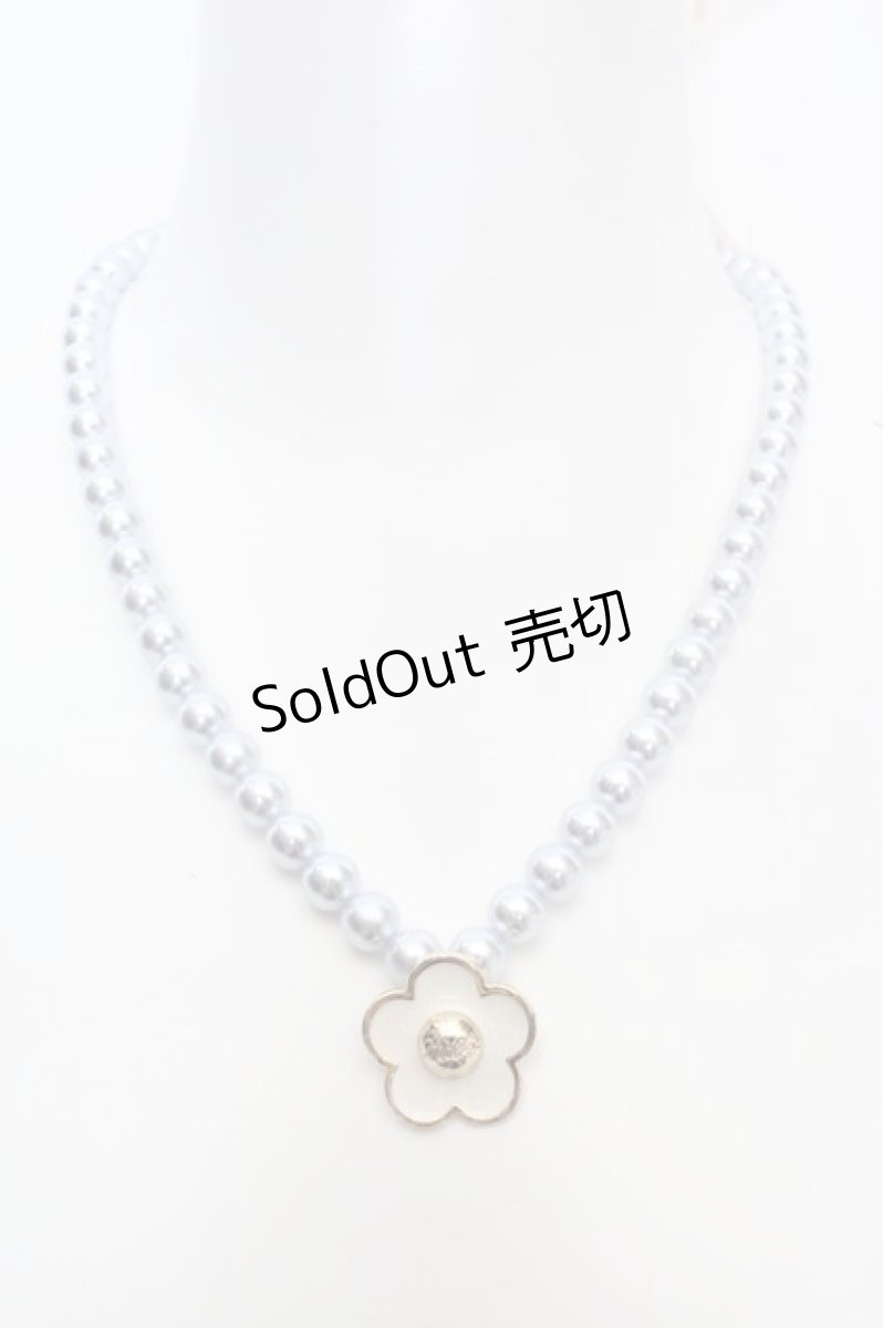 画像2: MILK / フラワーパールネックレス   O-26-04-09-1036-ML-AC-IG-ZT424-F003 (2)