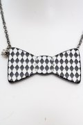 MILK / リボンネックレス  クロ×シロ O-26-04-09-1037-ML-AC-IG-OS