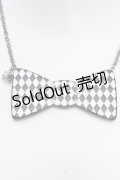 MILK / リボンネックレス  クロ×シロ O-26-04-09-1037-ML-AC-IG-OS