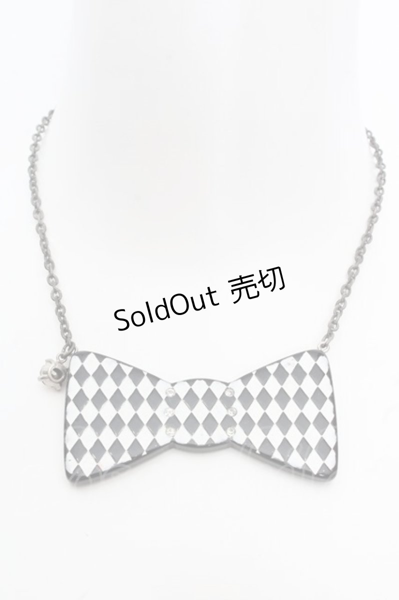 画像2: MILK / リボンネックレス  クロ×シロ O-26-04-09-1037-ML-AC-IG-OS (2)