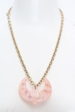 画像2: MILK / 　アクリルネックレス  ピンク O-26-04-09-1038-ML-AC-IG-OS