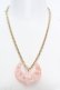 画像2: MILK / 　アクリルネックレス  ピンク O-26-04-09-1038-ML-AC-IG-OS (2)