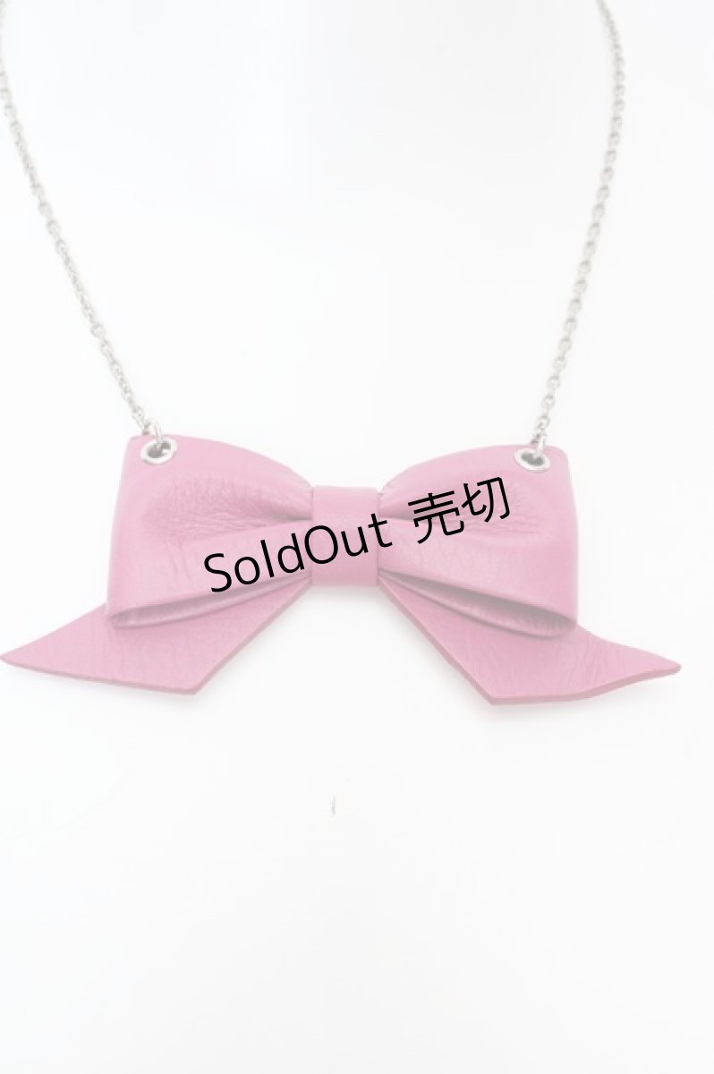 画像1: MILK / レザーリボンネックレス   O-26-04-09-1039-ML-AC-IG-ZT424-F003 (1)