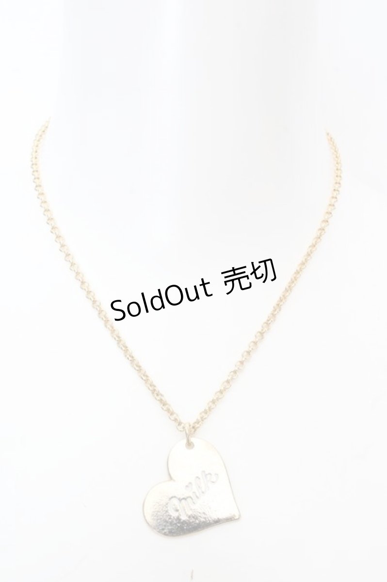 画像2: MILK / ハートロゴネックレス  ゴールド O-26-04-09-1041-ML-AC-IG-ZT424-F003 (2)