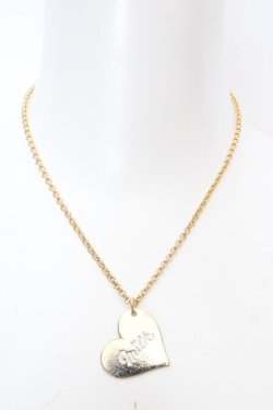 画像2: MILK / ハートロゴネックレス  ゴールド O-26-04-09-1041-ML-AC-IG-OS