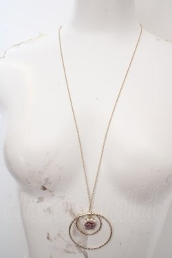画像2: axes femme / リングローズネックレス  ゴ^ールド O-26-04-09-1047-AX-AC-IG-OS