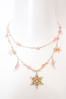 画像2: axes femme / キラキラスノーネックレス  ピンクゴールド O-26-04-09-1051-AX-AC-IG-OS