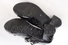 画像4: CHEESE / エナメルパンプス 38 クロ O-26-04-09-1054-LO-SH-IG-ZTK052 (4)