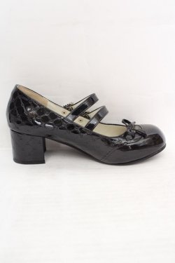 画像5: CHEESE / エナメルパンプス 38 クロ O-26-04-09-1054-LO-SH-IG-OS