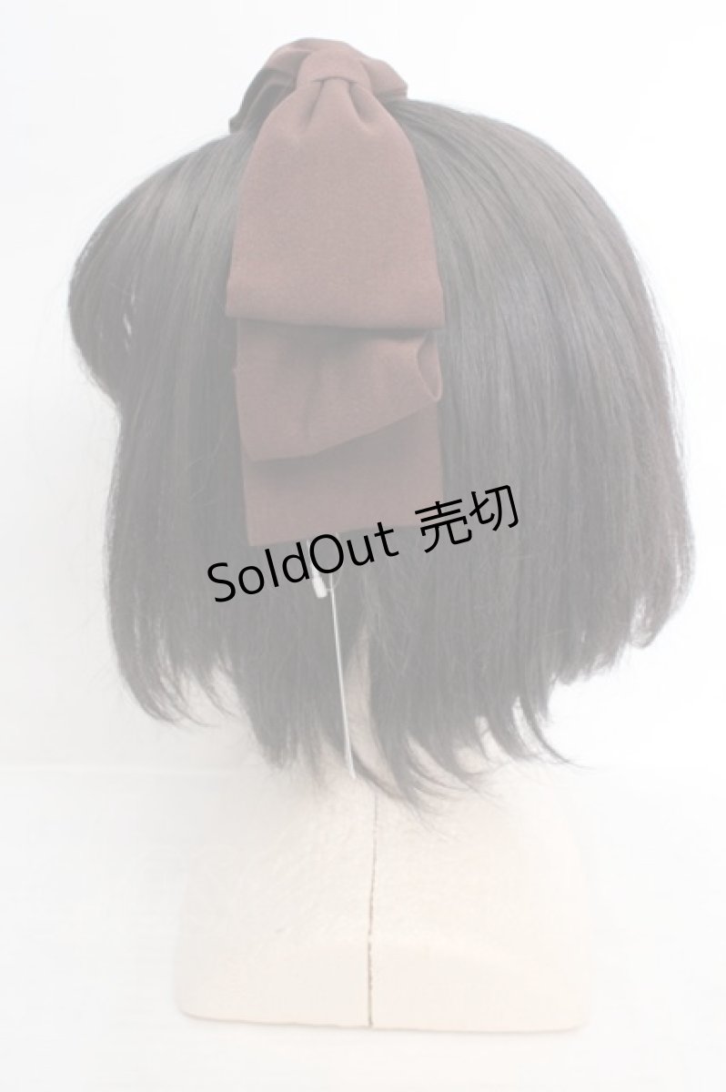 画像3: axes femme kawaii / 斜めリボンカチューシャ  ブラウン O-26-04-09-1005-AX-AC-IG-OS (3)