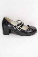 画像8: CHEESE / エナメルパンプス 38 クロ O-26-04-09-1054-LO-SH-IG-ZTK052 (8)