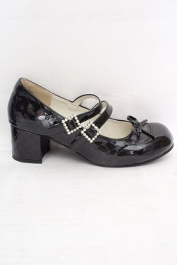 画像8: CHEESE / エナメルパンプス 38 クロ O-26-04-09-1054-LO-SH-IG-OS